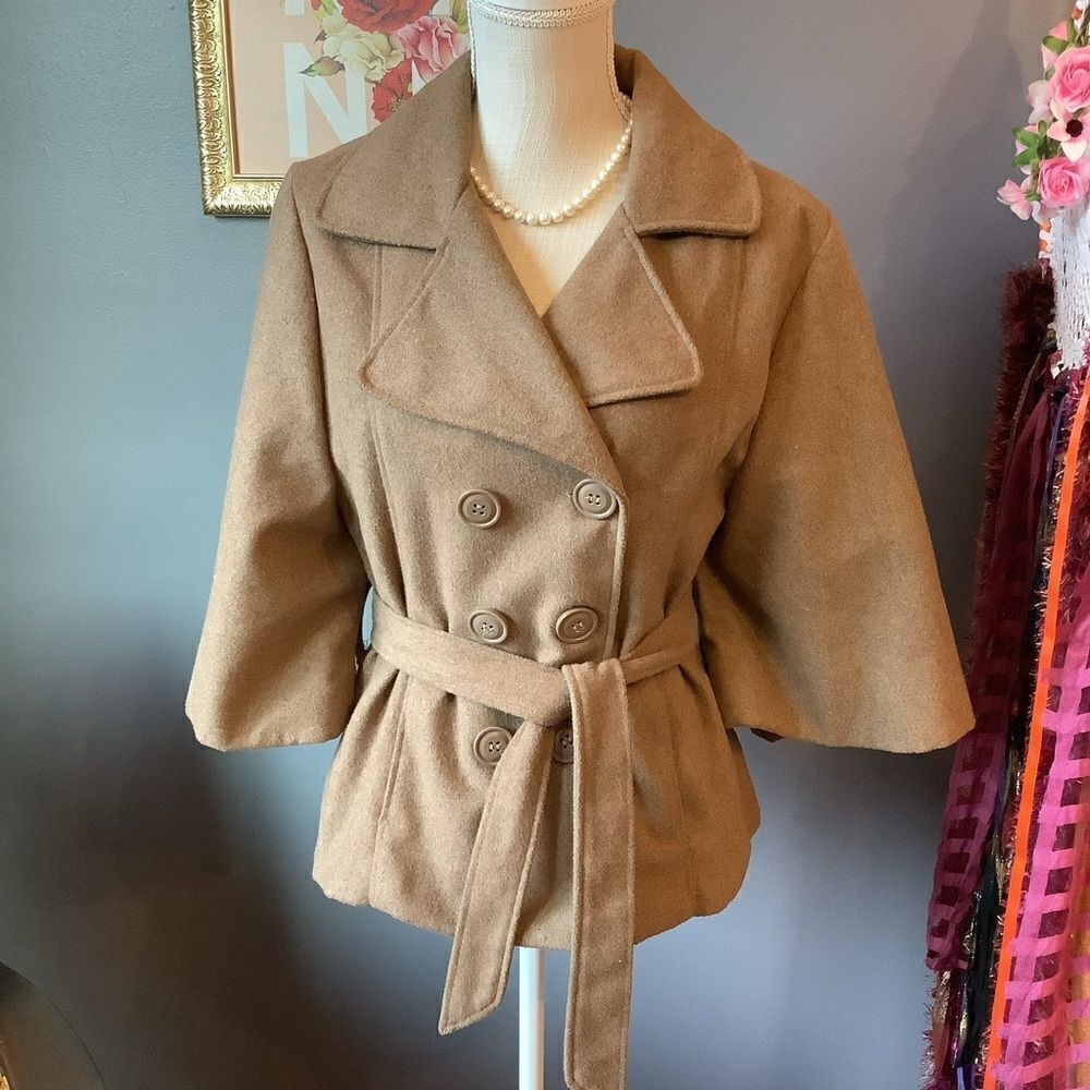 Last‎ Kiss Cropped Trench Style Jacket